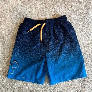 Under Armour Blue Gradient Swim Trunks